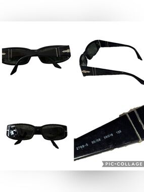 Persol Black Frames for sunglasses/prescription